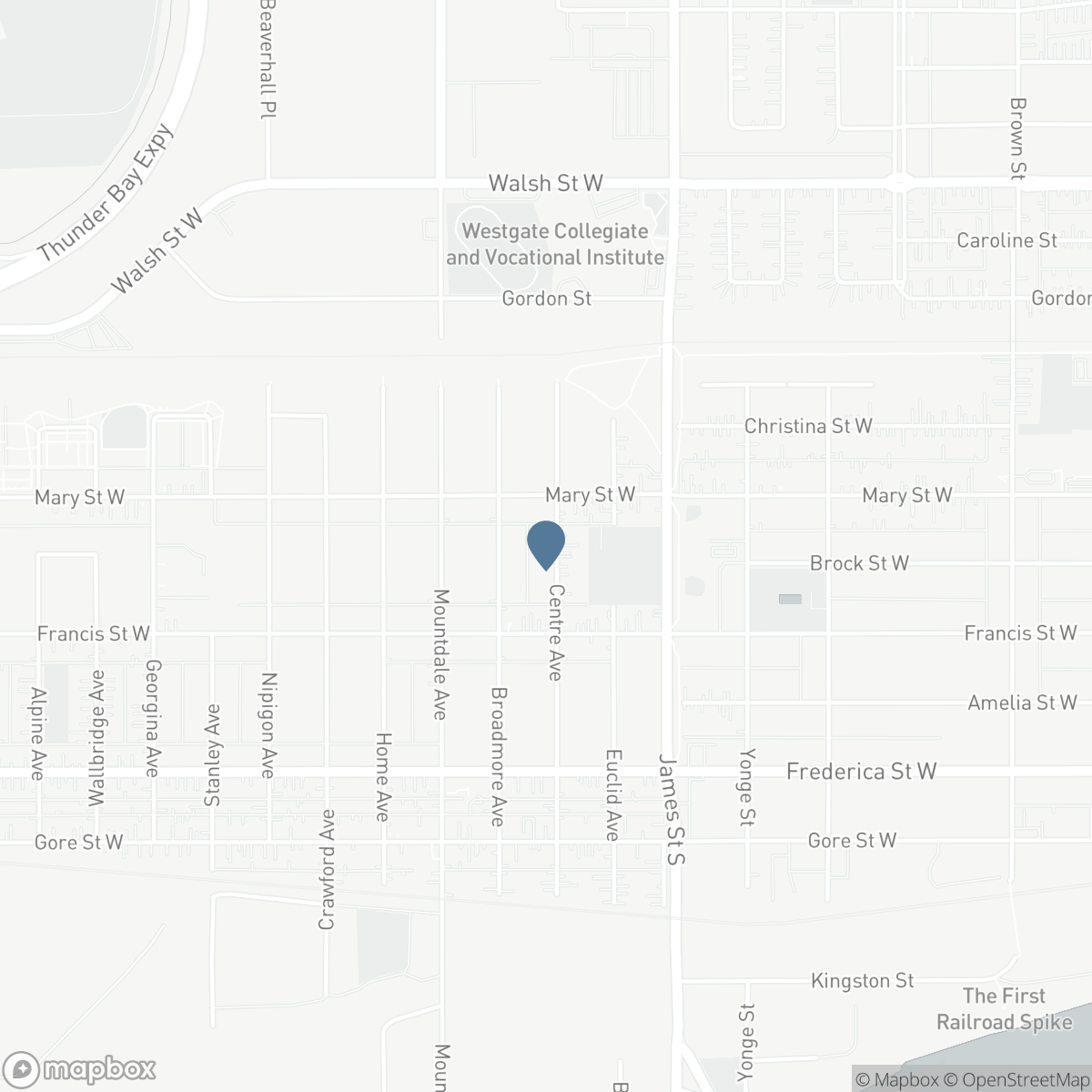 1121 Centre AVE, Thunder Bay, Ontario P7E 2X6
